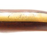 1860 mfr. Pre-CIVIL WAR Antique COLT M1849 .31 Percussion POCKET Revolver
Personalized with “E. Padgett” Inscription - 8 of 19