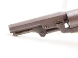 1860 mfr. Pre-CIVIL WAR Antique COLT M1849 .31 Percussion POCKET Revolver
Personalized with “E. Padgett” Inscription - 4 of 19