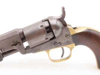 1860 mfr. Pre-CIVIL WAR Antique COLT M1849 .31 Percussion POCKET RevolverPersonalized with “E. Padgett” Inscription - Image 4 of 20