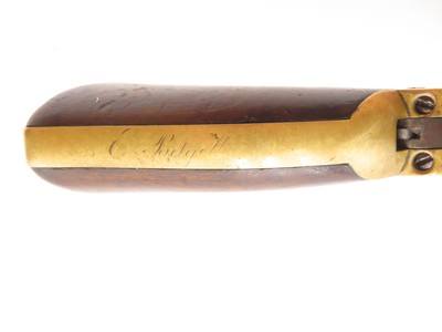 1860 mfr. Pre-CIVIL WAR Antique COLT M1849 .31 Percussion POCKET RevolverPersonalized with “E. Padgett” Inscription - Image 8 of 20