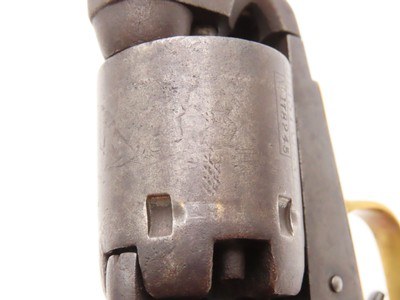 1860 mfr. Pre-CIVIL WAR Antique COLT M1849 .31 Percussion POCKET RevolverPersonalized with “E. Padgett” Inscription - Image 12 of 20
