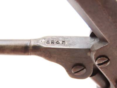 1860 mfr. Pre-CIVIL WAR Antique COLT M1849 .31 Percussion POCKET RevolverPersonalized with “E. Padgett” Inscription - Image 16 of 20