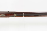 LANCASTER, PENNSYLVANIA Antique GOMPF Long Rifle GERMAN SILVER DOG BACK ACTION Engraved GAME GETTING Homestead Rifle - 4 of 25