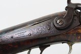 LANCASTER, PENNSYLVANIA Antique GOMPF Long Rifle GERMAN SILVER DOG BACK ACTION Engraved GAME GETTING Homestead Rifle - 7 of 25