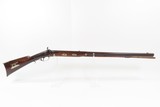 LANCASTER, PENNSYLVANIA Antique GOMPF Long Rifle GERMAN SILVER DOG BACK ACTION Engraved GAME GETTING Homestead Rifle - 2 of 25
