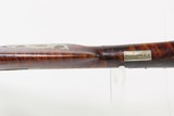 LANCASTER, PENNSYLVANIA Antique GOMPF Long Rifle GERMAN SILVER DOG BACK ACTION Engraved GAME GETTING Homestead Rifle - 17 of 25