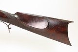 ENGRAVED Antique JOHN WURFFLEIN Half Stock BACK ACTION .40 Percussion Rifle Made by the Founder of the SHUETZEN VEREIN - 19 of 21