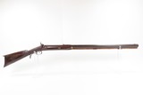 ENGRAVED Antique JOHN WURFFLEIN Half Stock BACK ACTION .40 Percussion Rifle Made by the Founder of the SHUETZEN VEREIN - 1 of 21