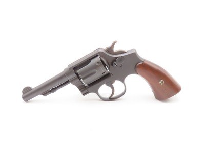 LETTERED 1943 mfr. World War II SMITH & WESSON .38 VICTORY Revolver C&R For OHIO EDISON CO. Security in Akron November 1943