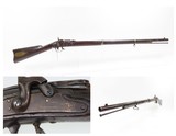 C.S.A. Marked FAYETTEVILLE ARMORY Civil War CONFEDERATE Antique Perc. Rifle With 1864 Dated Lock & Five Pointed Star on Stock - 1 of 25