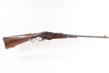 1877-79 MAINE Mfg. Antique EVANS NEW MODEL Lever Action .44 “Carbine Model” 1 of 4,000 SCARCE 28-Round Repeater GOLD ENGRAVING - 1 of 14
