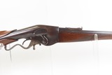 1877-79 MAINE Mfg. Antique EVANS NEW MODEL Lever Action .44 “Carbine Model” 1 of 4,000 SCARCE 28-Round Repeater GOLD ENGRAVING - 3 of 14