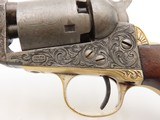 WB Ellis ENGRAVED Antique Pre-CIVIL WAR COLT M1849 Perc. POCKET FRONTIER
1852 mfg. Civil War Revolver Used in the WILD WEST - 7 of 24