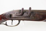 SCARCE 1850s Antique SUPERPOSED LOAD Two Shot Percussion MULE EAR Rifle
SINGLE BARREL with TWO SEPARATE IGNITION CHAMBERS - 5 of 20