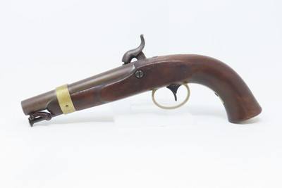 SCARCE U.S. NAVY Model 1842 BOXLOCK Pistol by AMES .54 USN 1844 Antique 1 of only 2,000, Dated Pre-MEXICAN-AMERICAN WAR - Image 17 of 20