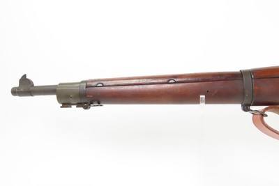 WORLD WAR II U.S. Remington M1903A3 Bolt Action C&R .30-06 Rifle with SLING Made in 1943 “R.A. / FLAMING BOMB / 2-43” Barrel - Image 18 of 23