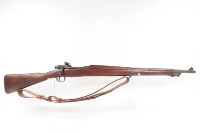 WORLD WAR II U.S. Remington M1903A3 Bolt Action C&R .30-06 Rifle with SLING Made in 1943 “R.A. / FLAMING BOMB / 2-43” Barrel