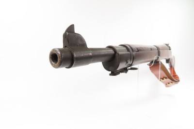 WORLD WAR II U.S. Remington M1903A3 Bolt Action C&R .30-06 Rifle with SLING Made in 1943 “R.A. / FLAMING BOMB / 2-43” Barrel - Image 22 of 23
