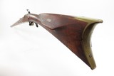 Mid-1800s Antique AMERICAN Full Stock Percussion HOMESTEAD/HUNTING Rifle
GAME GETTING .47 Cal. Rifle marked “J+B” on Barrel - 23 of 23