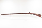 Mid-1800s Antique AMERICAN Full Stock Percussion HOMESTEAD/HUNTING Rifle
GAME GETTING .47 Cal. Rifle marked “J+B” on Barrel - 17 of 23