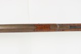 Mid-1800s Antique AMERICAN Full Stock Percussion HOMESTEAD/HUNTING Rifle
GAME GETTING .47 Cal. Rifle marked “J+B” on Barrel - 9 of 23