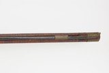 Mid-1800s Antique AMERICAN Full Stock Percussion HOMESTEAD/HUNTING Rifle
GAME GETTING .47 Cal. Rifle marked “J+B” on Barrel - 7 of 23