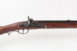 Mid-1800s Antique AMERICAN Full Stock Percussion HOMESTEAD/HUNTING Rifle
GAME GETTING .47 Cal. Rifle marked “J+B” on Barrel - 4 of 23
