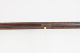 Mid-1800s Antique AMERICAN Full Stock Percussion HOMESTEAD/HUNTING Rifle
GAME GETTING .47 Cal. Rifle marked “J+B” on Barrel - 8 of 23