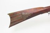 Mid-1800s Antique AMERICAN Full Stock Percussion HOMESTEAD/HUNTING Rifle
GAME GETTING .47 Cal. Rifle marked “J+B” on Barrel - 5 of 23