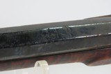 Mid-1800s Antique AMERICAN Full Stock Percussion HOMESTEAD/HUNTING Rifle
GAME GETTING .47 Cal. Rifle marked “J+B” on Barrel - 16 of 23