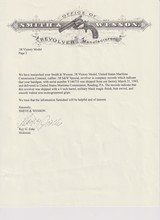 LETTERED World War II U.S. SMITH & WESSON .38 VICTORY DA Revolver C&R WW2
Shipped to the U.S. MARITIME COMMISSION in 1943 - 22 of 22