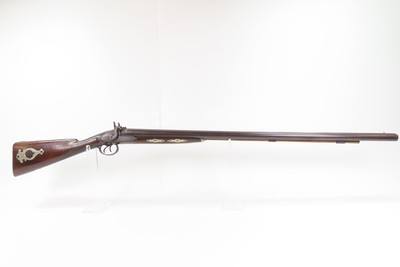 ENGRAVED Antique T.W. COFER 10 Gauge Double Barrel SxS PERCUSSION Shotgun
CIVIL WAR Era Hunting/Fowling Gun BRITISH PROOFED