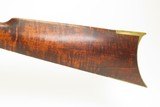 ENGRAVED Mid-1800s Antique AMERICAN Half Stock Perc. SUPERPOSED LOAD Rifle
GAME GETTING .45 Caliber Rifle with ALBANY LOCK - 19 of 21