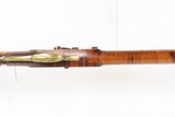 ENGRAVED Mid-1800s Antique AMERICAN Half Stock Perc. SUPERPOSED LOAD Rifle
GAME GETTING .45 Caliber Rifle with ALBANY LOCK - 9 of 21