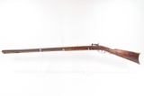 ENGRAVED Mid-1800s Antique AMERICAN Half Stock Perc. SUPERPOSED LOAD Rifle
GAME GETTING .45 Caliber Rifle with ALBANY LOCK - 15 of 21