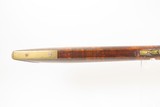 ENGRAVED Mid-1800s Antique AMERICAN Half Stock Perc. SUPERPOSED LOAD Rifle
GAME GETTING .45 Caliber Rifle with ALBANY LOCK - 10 of 21