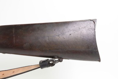 1860s CIVIL WAR /WILD WEST Antique SHARPS New Model 1859 PERCUSSION RifleU.S. MILITARY Pattern Rifle & LEATHER SLING - Image 19 of 21