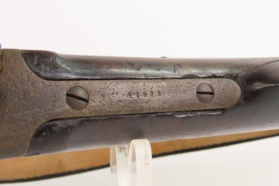 1860s CIVIL WAR /WILD WEST Antique SHARPS New Model 1859 PERCUSSION RifleU.S. MILITARY Pattern Rifle & LEATHER SLING - Image 14 of 21