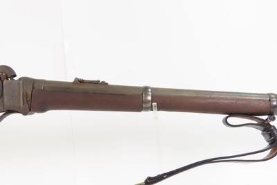 1860s CIVIL WAR /WILD WEST Antique SHARPS New Model 1859 PERCUSSION RifleU.S. MILITARY Pattern Rifle & LEATHER SLING - Image 4 of 21