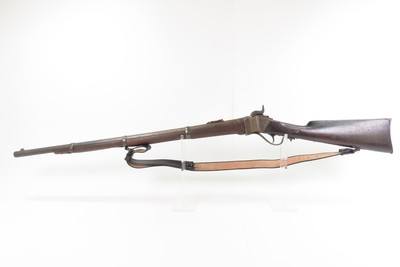 1860s CIVIL WAR /WILD WEST Antique SHARPS New Model 1859 PERCUSSION RifleU.S. MILITARY Pattern Rifle & LEATHER SLING - Image 15 of 21