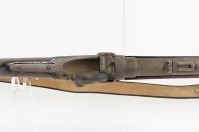 1860s CIVIL WAR /WILD WEST Antique SHARPS New Model 1859 PERCUSSION RifleU.S. MILITARY Pattern Rifle & LEATHER SLING - Image 12 of 21