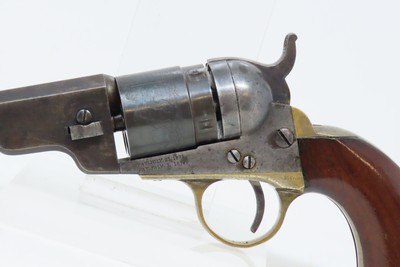 NICE Antique CIVIL WAR COLT M1862 Pocket NAVY .38 RF CONVERSION RevolverLOW THREE DIGIT SERIAL NUMBER (#310) Pocket Model - Image 4 of 21