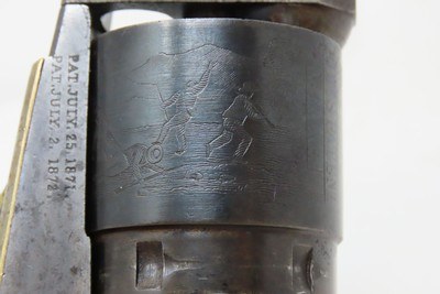 NICE Antique CIVIL WAR COLT M1862 Pocket NAVY .38 RF CONVERSION RevolverLOW THREE DIGIT SERIAL NUMBER (#310) Pocket Model - Image 12 of 21