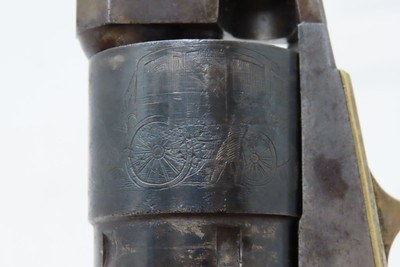 NICE Antique CIVIL WAR COLT M1862 Pocket NAVY .38 RF CONVERSION RevolverLOW THREE DIGIT SERIAL NUMBER (#310) Pocket Model - Image 13 of 21
