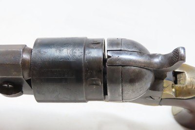 NICE Antique CIVIL WAR COLT M1862 Pocket NAVY .38 RF CONVERSION RevolverLOW THREE DIGIT SERIAL NUMBER (#310) Pocket Model - Image 9 of 21