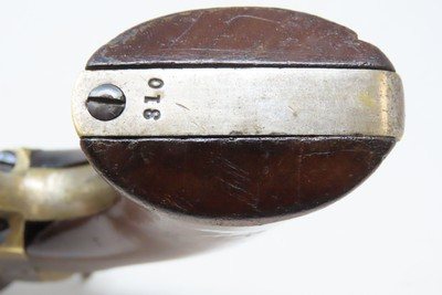 NICE Antique CIVIL WAR COLT M1862 Pocket NAVY .38 RF CONVERSION RevolverLOW THREE DIGIT SERIAL NUMBER (#310) Pocket Model - Image 14 of 21