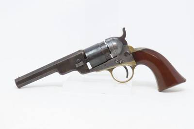 NICE Antique CIVIL WAR COLT M1862 Pocket NAVY .38 RF CONVERSION RevolverLOW THREE DIGIT SERIAL NUMBER (#310) Pocket Model - Image 2 of 21