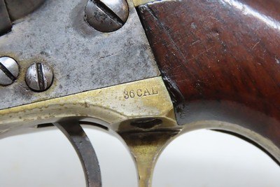 NICE Antique CIVIL WAR COLT M1862 Pocket NAVY .38 RF CONVERSION RevolverLOW THREE DIGIT SERIAL NUMBER (#310) Pocket Model - Image 7 of 21
