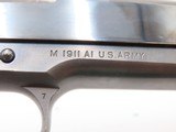 1944 mfr. World War II U.S. PROPERTY REMINGTON-RAND M1911A1 ARMY Pistol C&R UNITED STATES ARMY Model Chambered in .45 ACP - 15 of 19