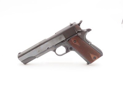 1944 mfr. World War II U.S. PROPERTY REMINGTON-RAND M1911A1 ARMY Pistol C&R UNITED STATES ARMY Model Chambered in .45 ACP